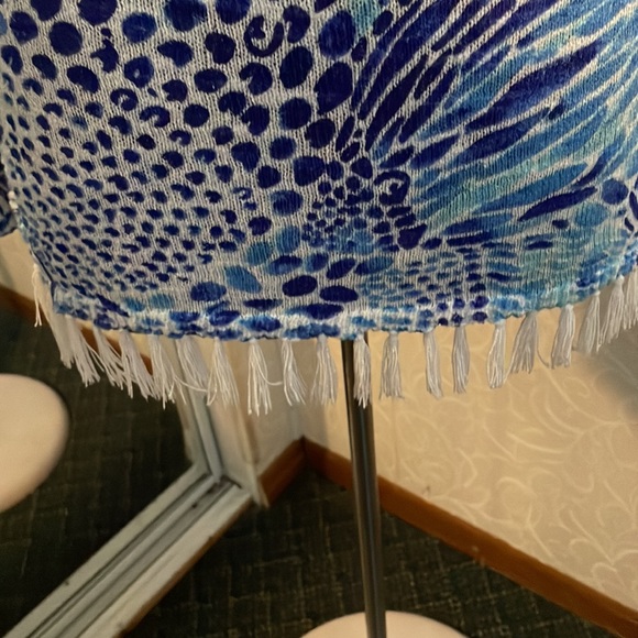 Lilly Pulitzer Blue and White Tunic Top - Picture 3 of 6